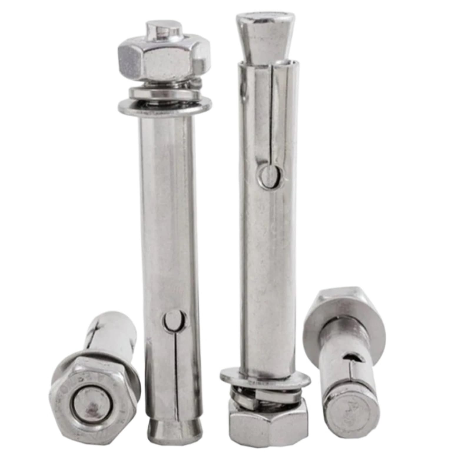 Pernos de expansión de acero inoxidable, Perno de anclaje tornillo 316 A4 for sujeción pared hormigón M6 M8 M10 M12(M8x60mm 2pcs)