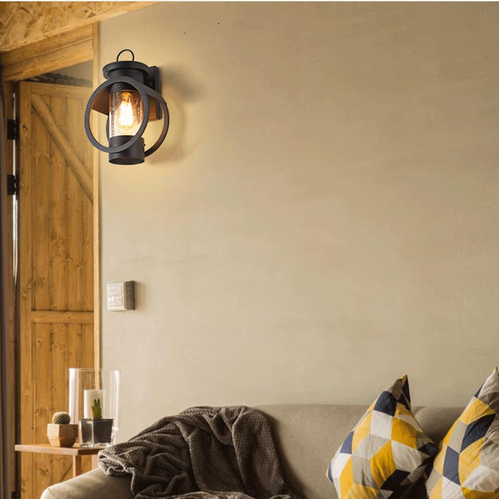Amerykańska retro kinkiet/zewnętrzny balkon kinkiety ścienne/wodoodporna podstawa E27/E26 kinkiety/krajobraz dziedziniec oświetlenie dekoracyjne oprawa oświetleniowa