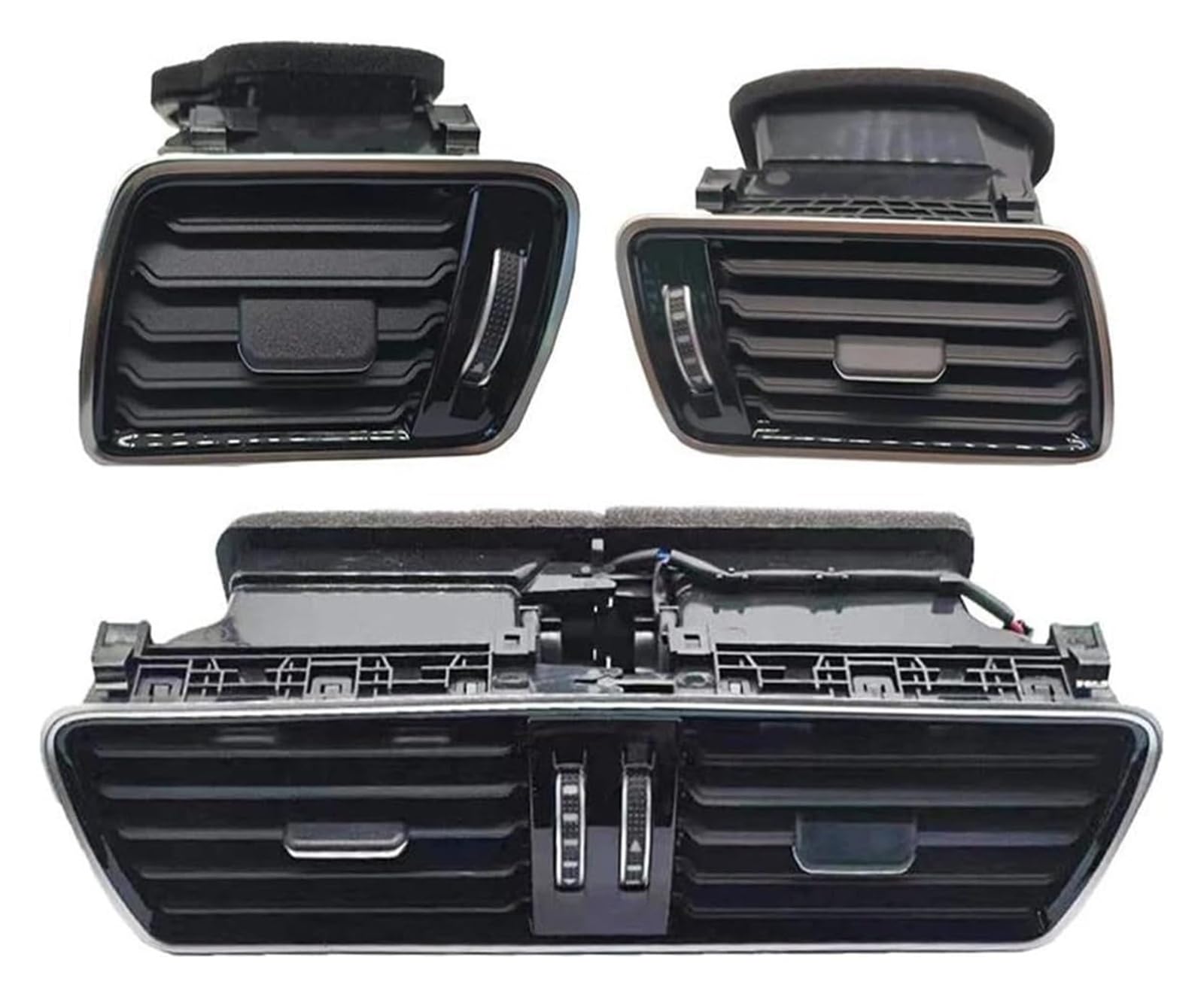 Air Vent Deflector Outlet For VW For Passat CC B6 B7 R36 3AD 819 728A 701A 702A Car LHD Dashboard Air Conditioning Outlet Vent(Piano Black)