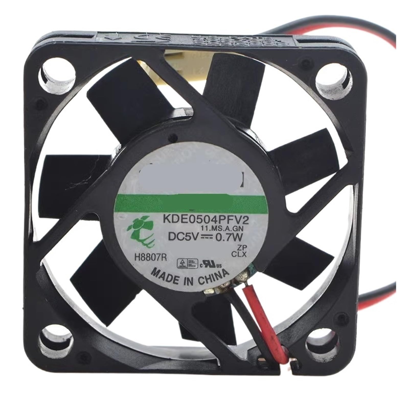 GJEXXPTST 40x40x10mm KDE0504PFV2 5V 0.7W 2WIRE 4010 dc Cooling Fan