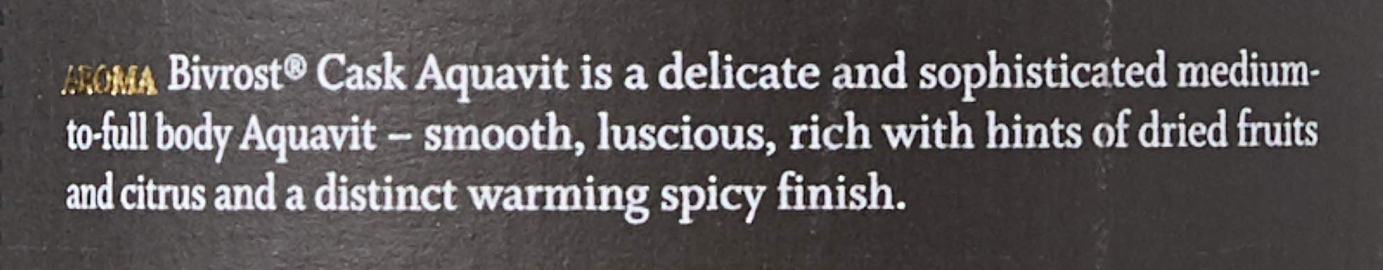 Cask Aquavit