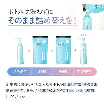 【新品未開封】ファンケル　マイルドクレンジングオイル　詰め替え5個セット FANCL マイルドクレンジング オイル［つめかえ用］ 1袋 通販