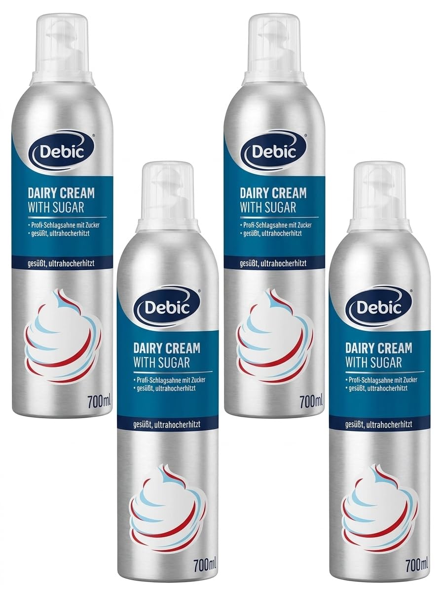 Debic Profi-Schlagsahne mit Zucker 4er Set 700ml