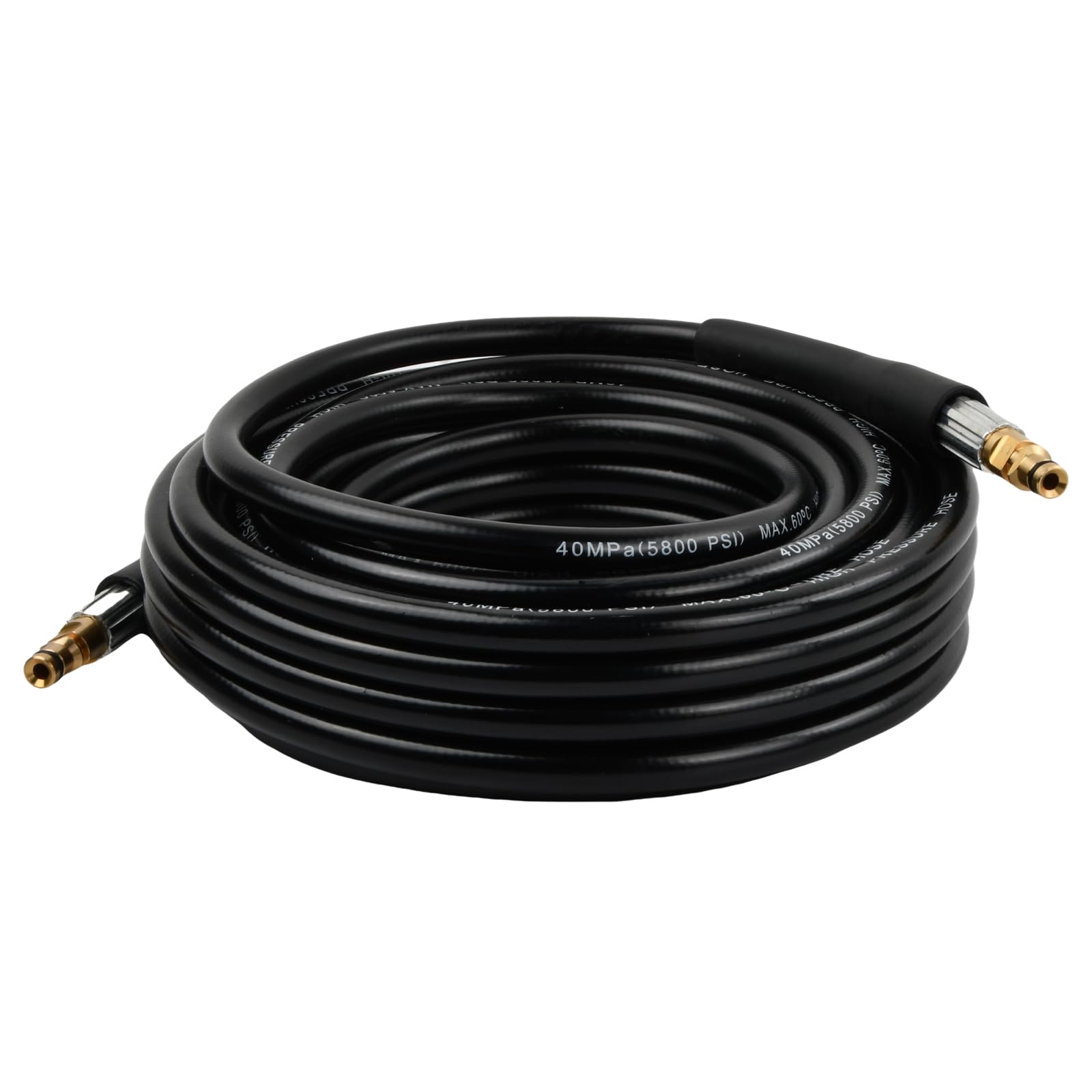 Manguera de limpiador a presión de 10 m, 18 MPa (2610 PSI), máx. 60 °C – Extensión de manguera de repuesto para serie Kärcher K2 K3 K4 K5 K6 K7 – Manguera de lavado Power-Jet