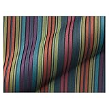 Stoff Polsterstoff Möbelstoff Bezugsstoff Meterware Sitzbezug Mellenbach Polyester Gestreift Grün, Blau, Lila,