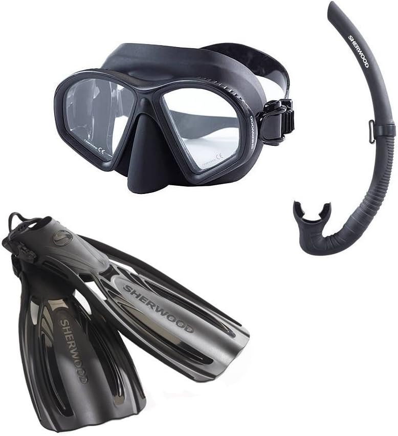 Sherwood Scuba Elite Dive Fins Onyx Snorkel Onyx Snorkel Masks Snorkel Packages