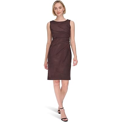 Платье Calvin Klein Suede Starburst Sheath