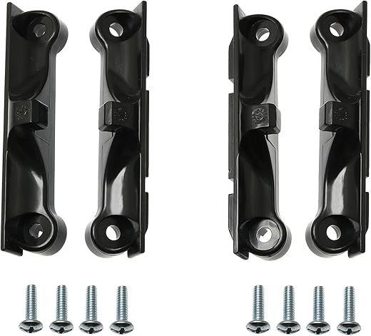 RLECS CPU Fan Retainer Bracket 4PCS Black CPU Fan Support Bracket CPU Motherboard Bracket Clips for AM4