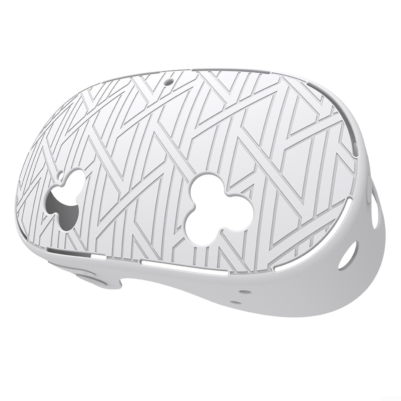 1 coque de protection en silicone pour Meta 3S contre la poussière et les rayures pour une utilisation VR pour votre casque 3S (blanc)