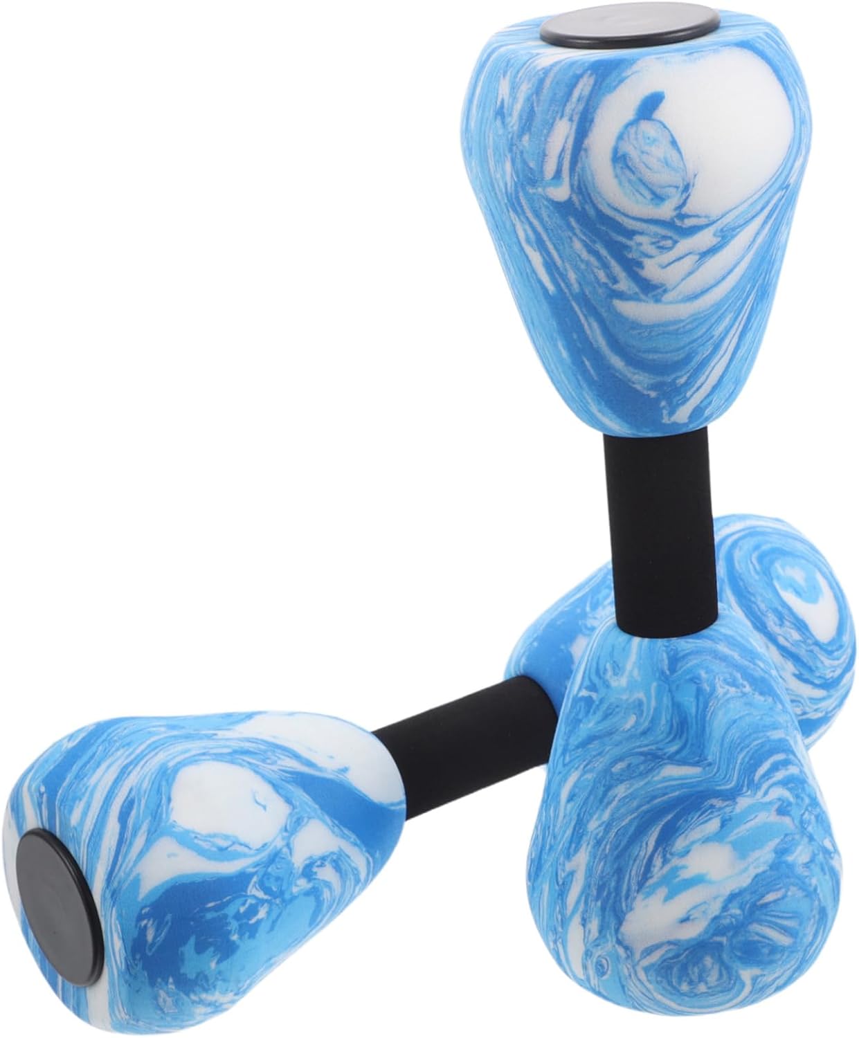 Toyvian 2pcs Ergonomic Water Dumbbells Lightweight Eva Foam for Pool Workouts for Resistance Training Muscle Strength Cardiovascular Equipment for Adults
