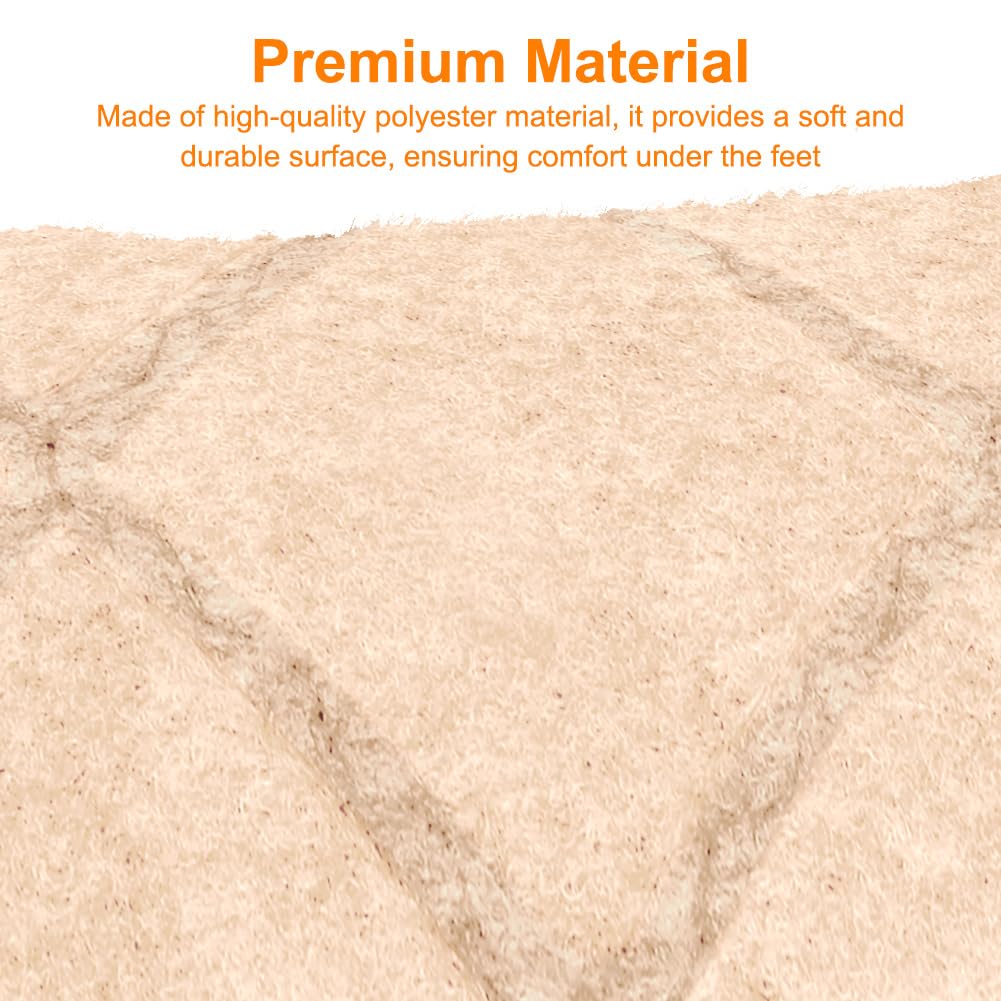 FARYODI Alfombrillas autoadhesivas para escalones, 15 unidades, 55 x 19 cm, para escaleras, para casa, escaleras, de madera, azulejos y mármol (beige)