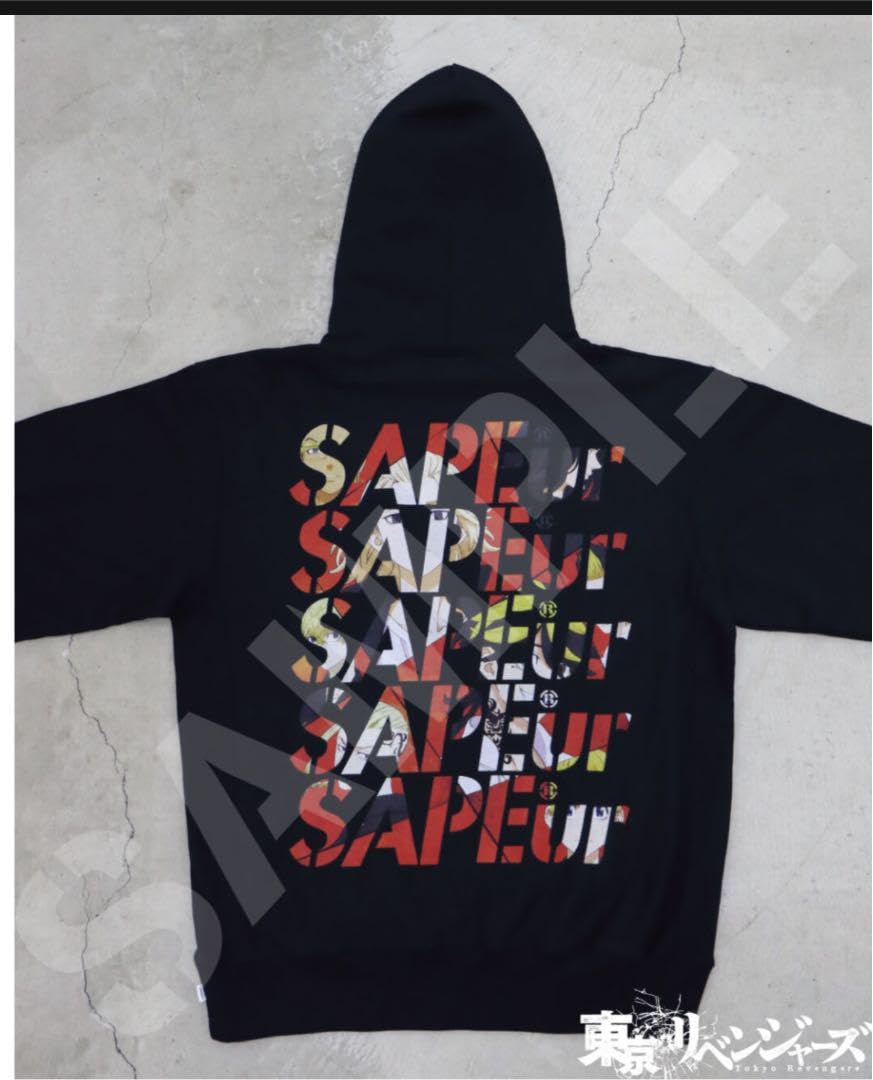 SAPEur サプール×東京リベンジャーズ パーカー(ドラケン) SAPEur(サプール)×東京リベンジャーズコラボパーカー ドラケン