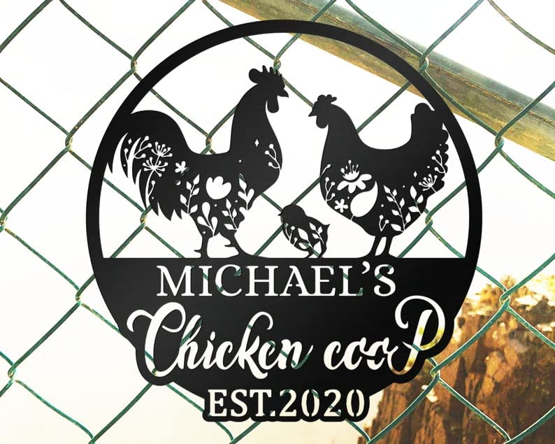 Targa In Metallo The Henitentiary Chicken Coop - 10,2 X 40,6 Cm, Decorazione Da Parete Umoristica Per Casa, Bar, Garage - 3