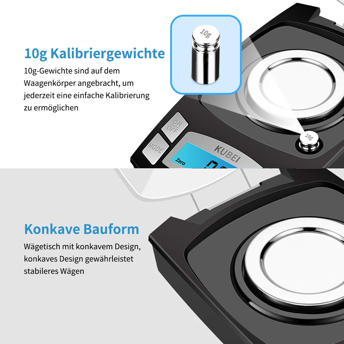 Báscula digital de 100 g/0.001 g, carga USB, báscula de miligramos, báscula digital de alta precisión, báscula de oro, báscula fina para joyas con pesos de calibración, pinzas, bandeja de pesaje