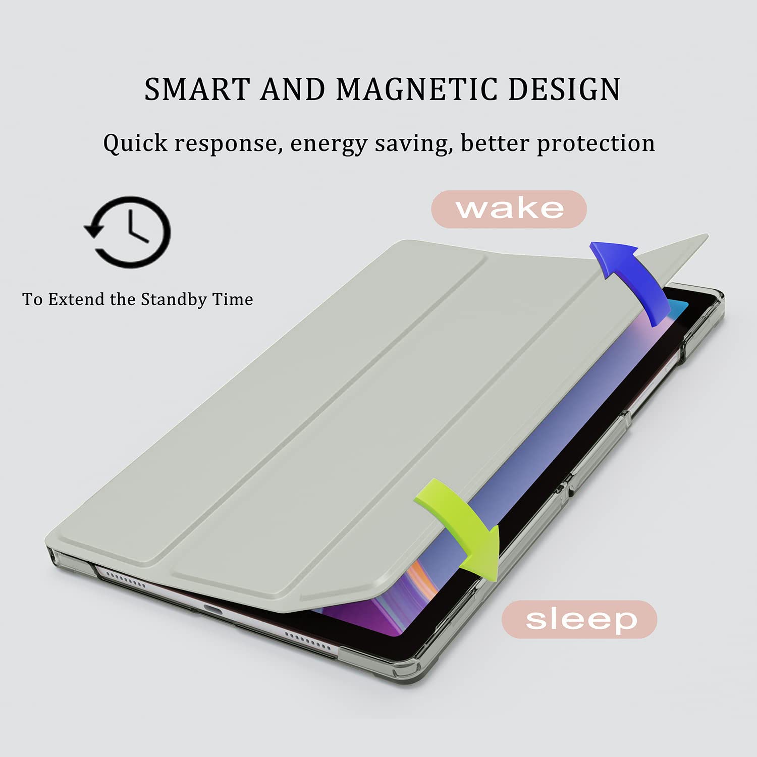 【新品】Galaxy Tab A8 10.5インチ スタイライスペン&カバー付き SwooK Case Compatible with Galaxy Tab A8 10.5,Stand Cover with