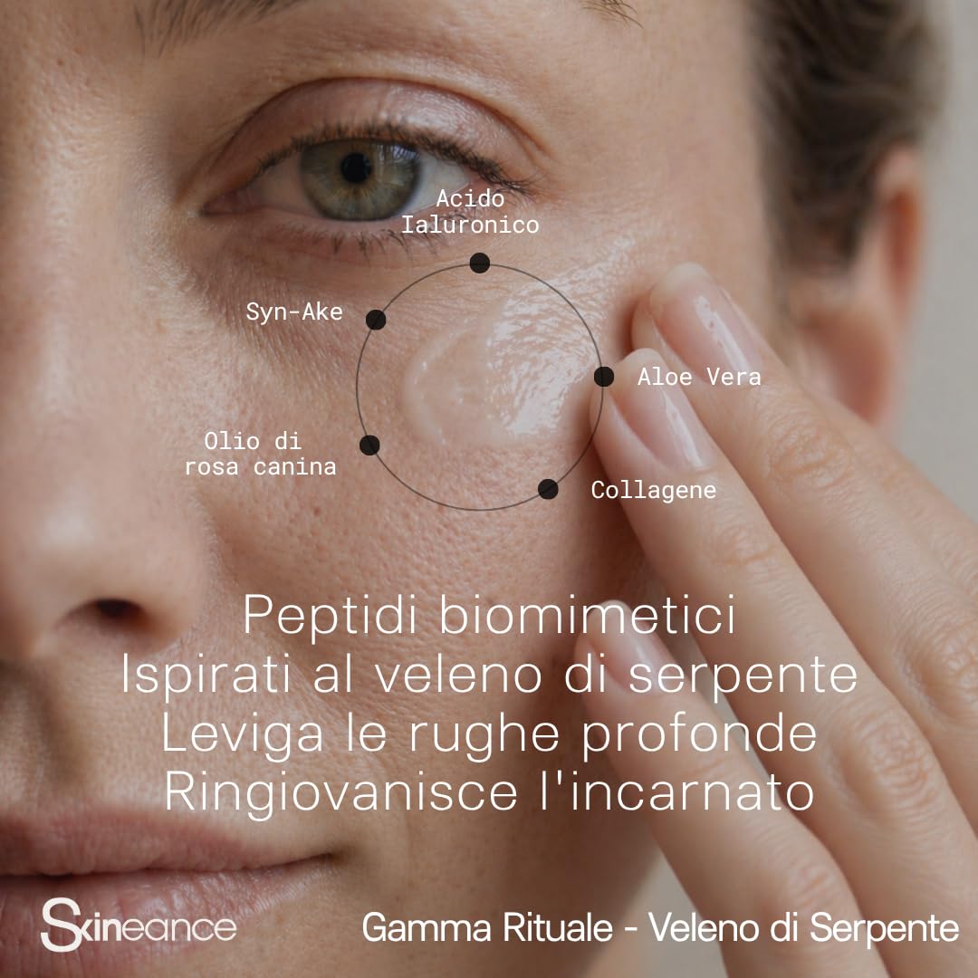 SKINEANCE - The Syn-Ake 5-Product Ritual - Ingredienti anti-età - Riduce le rughe d'espressione, le borse e le occhiaie