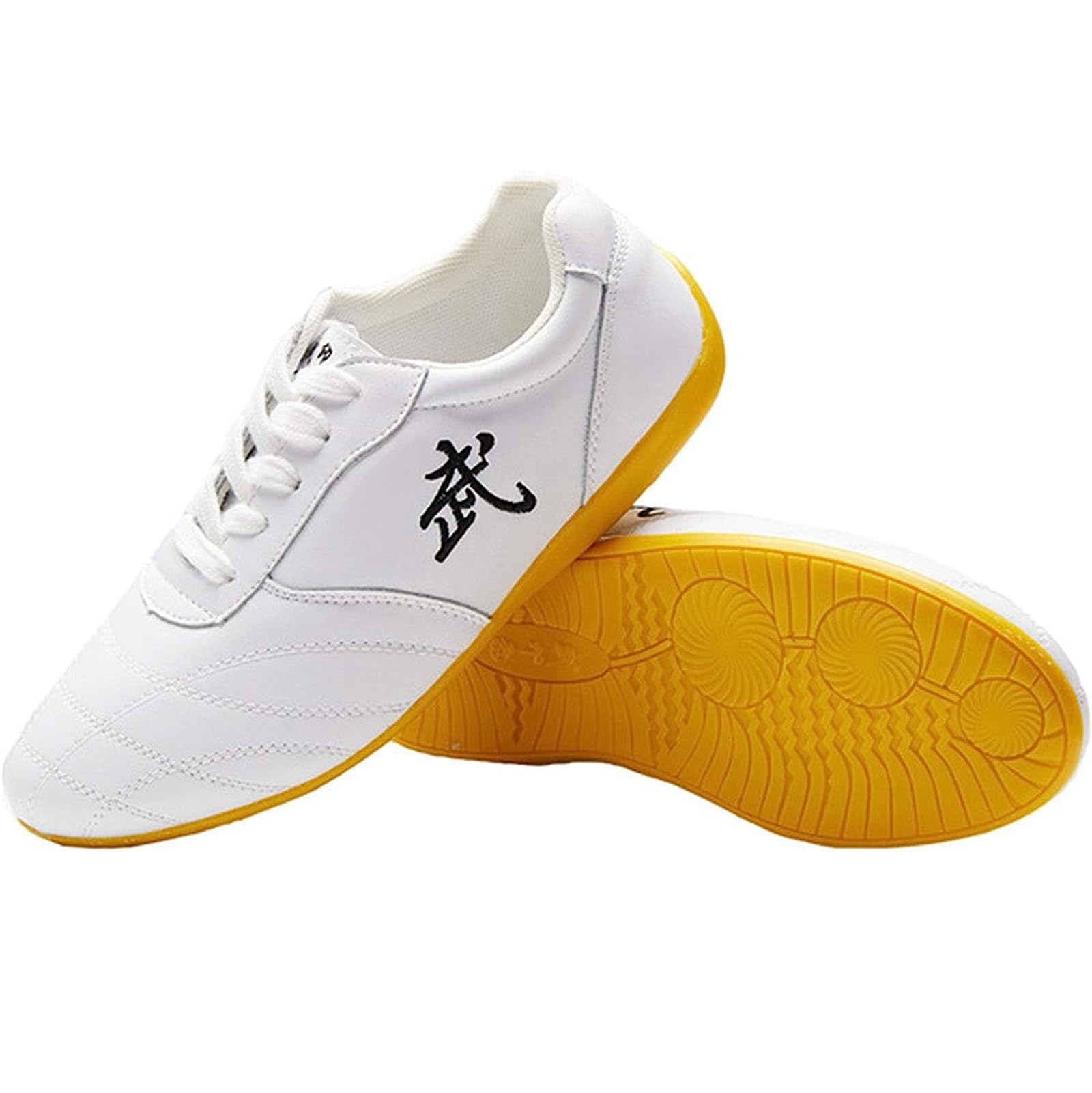 Scarpe da Kung Fu Tai Chi, Traspirante in Pelle Antiscivolo Taekwondo Shoes - Unisex Taekwondo Boxe Tai Chi Sport Scarpe da Ginnastica per Bambini Adulti