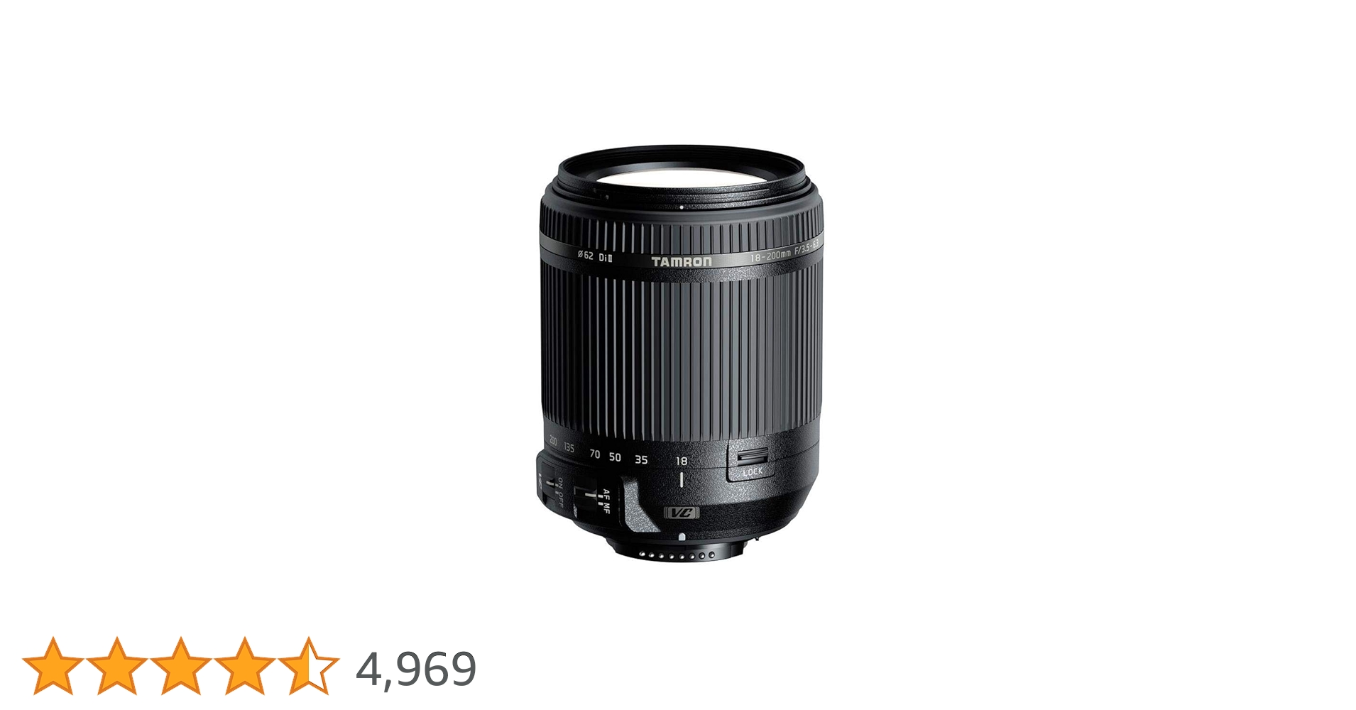 Amazon.co.jp: TAMRON 高倍率ズームレンズ 18-200mm F3.5-6.3 DiII VC