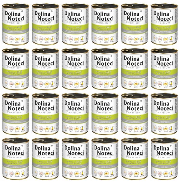 Dolina Noteci Cibo umido premium per cani in scatola d'oca con patate senza glutine, 24 x 400 g