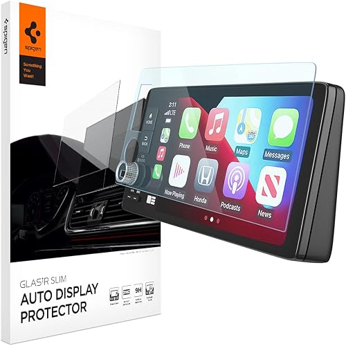 Spigen Protector de pantalla de vidrio templado GlasTR Slim diseñado para Honda Civic (2022) pantalla táctil de 9 pulgadas, mate y antihuellas Spigen Protector de pantalla de vidrio templado GlasTR Slim diseñado para Honda Civic (2022) pantalla táctil de 9 pulgadas, mate y antihuellas
