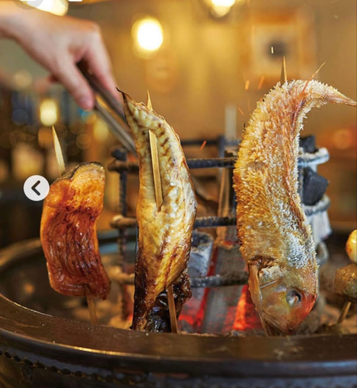 Amazon.co.jp: ロストル 五徳 焚き火台 原始焼きスタンド 炉端焼き 魚