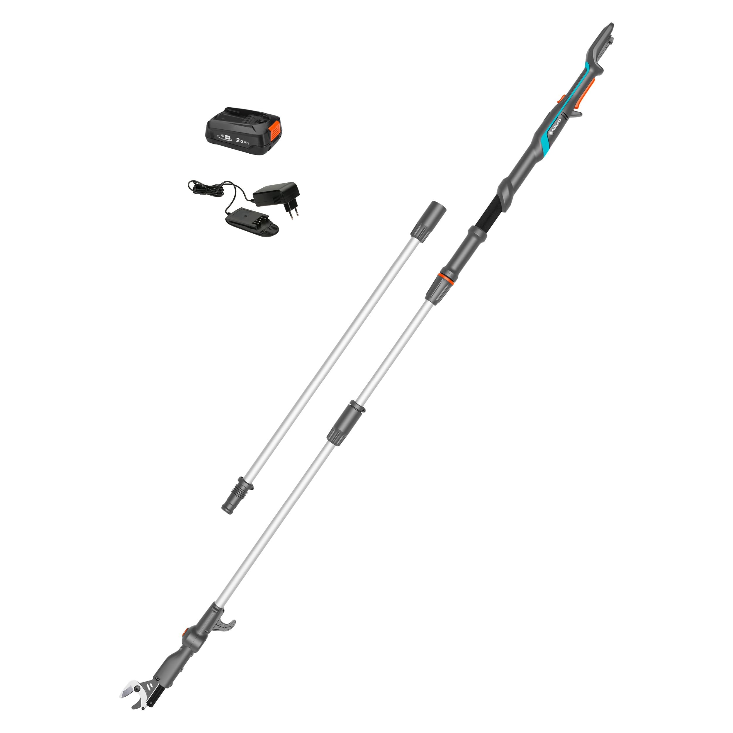 GARDENA Akku-Teleskop-Baumschere HighCut 360/18V P4A Ready-to-Use Set