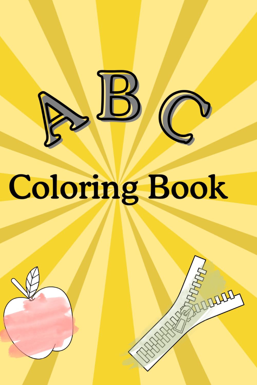 ABC Coloring Book With Word Tracing