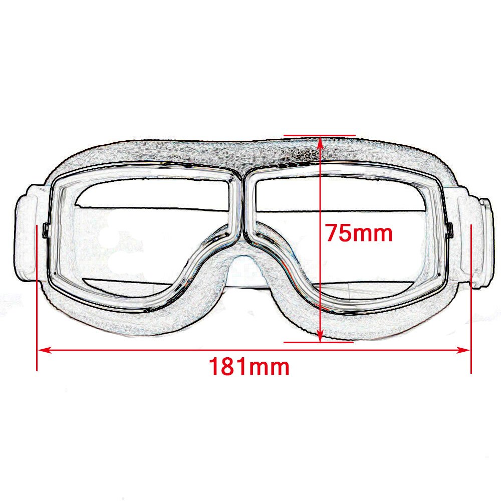MotoCross Goggles Moto Bike Glasses Atv Otorcycle Casco Glasses Goggles Vintage Steampunk Goggles w/Borsa