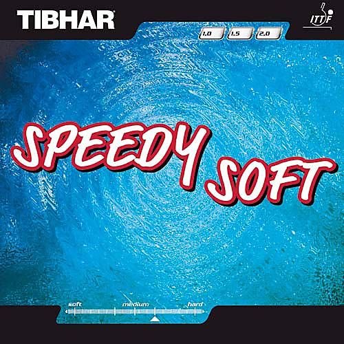 Tibhar Okładzina Speedy Soft, 2,0 mm, czarna