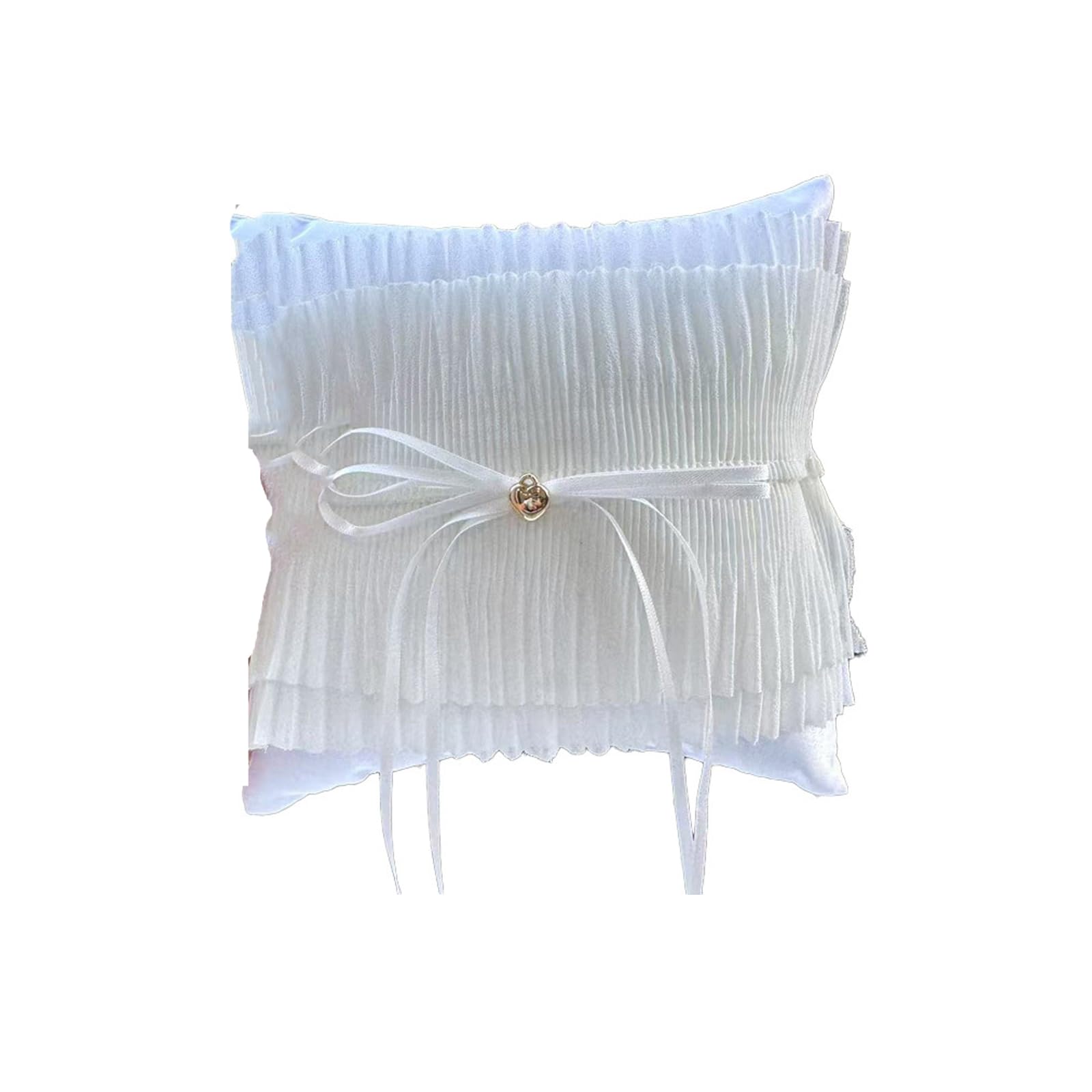 HDOYTXXM Rings Bearer Pillow Soft Cushion Bow Rhinestones Studded for Bridal & Banquets Rings Decorative Cushion Wedding Ceremony Decor