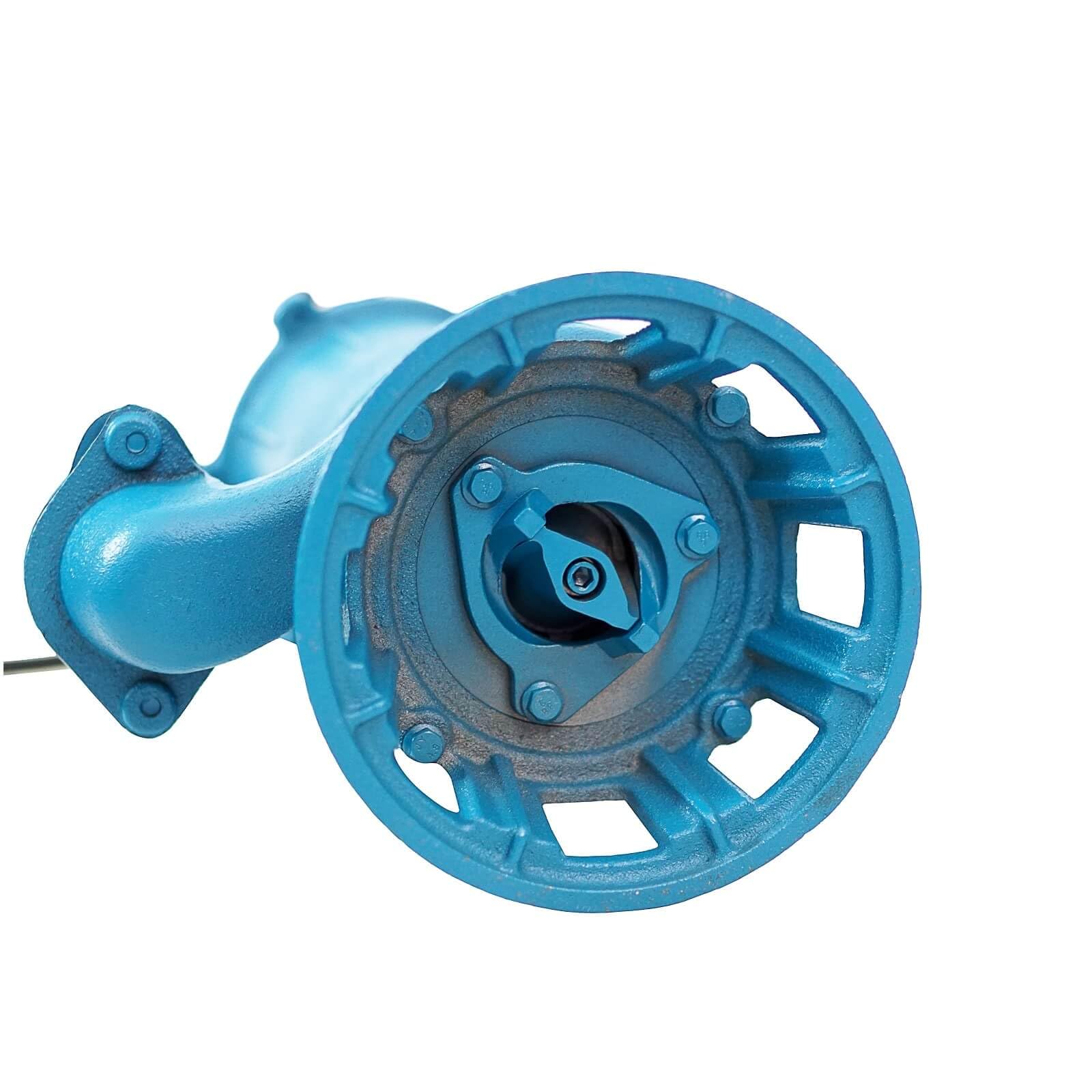 WEISBACH Professional CTR 1500 W, wydajna pompa głębinowa, pompa do fekaliów, pompa do brudnej wody z rozdrabniaczem i pływakiem, 24000 l/h + 2" sprzęgło sztorcowe + wąż C 30 m
