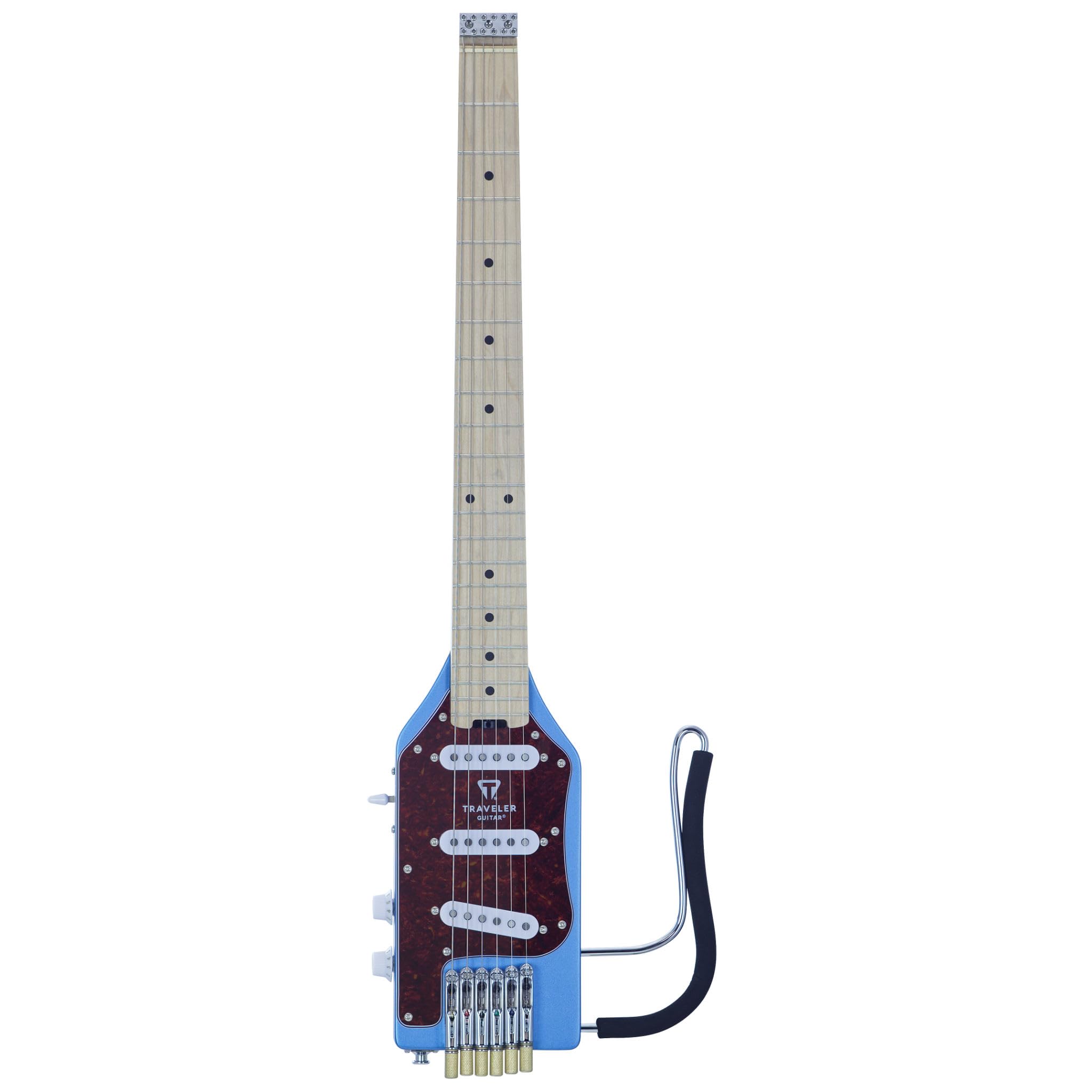 Traveler Guitar - Ultra-Light Electric Deluxe - Satin Blue Metallic