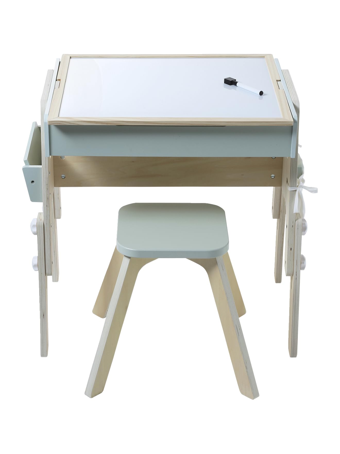 VERTBAUDET Jouet Enfant Tableau 5 En 1 En Bois FSC blanc TU