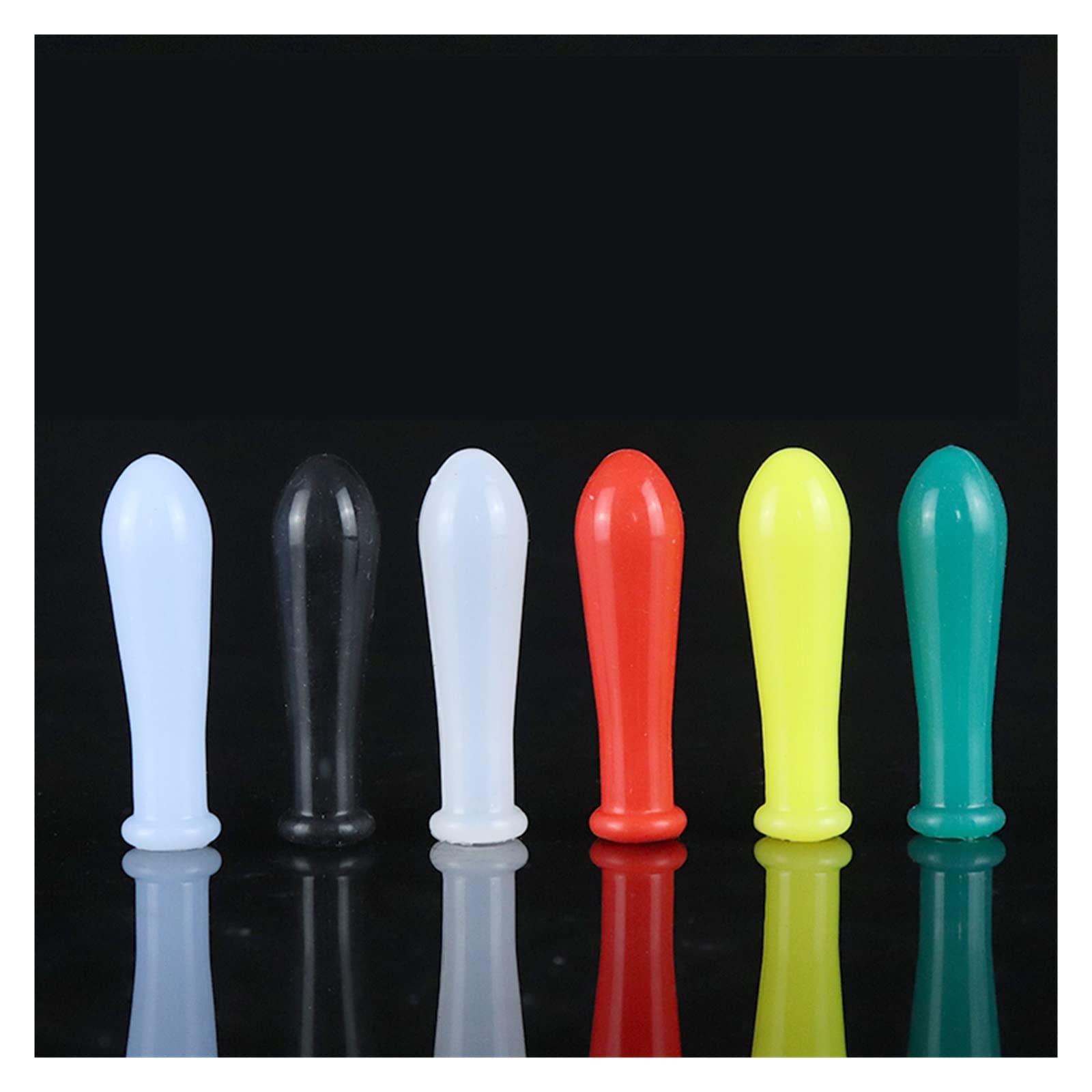 YYJzsw Pipetta Da Laboratorio Testa In Silicone Tappo Contagocce Puntali Spessi In Lattice Di Silicone For Pipette Da 2 Ml, Confezione Da 50 Pezzi(Red)