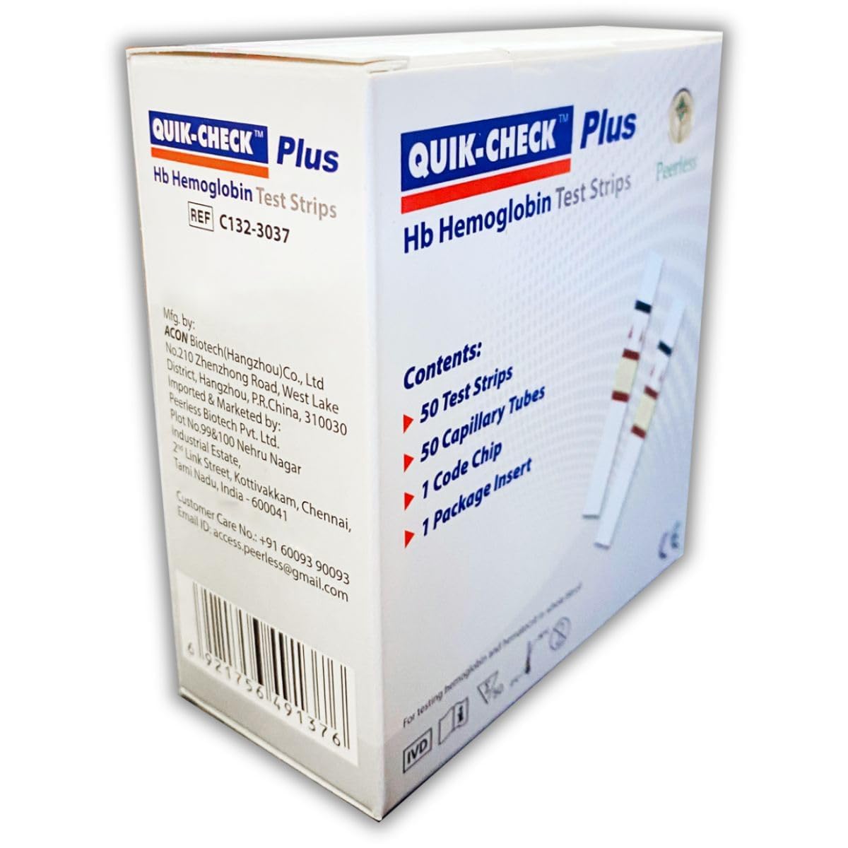 Quick Check Plus Hb Hemoglobin (Quik-Ckeck Plus Hemoglobin 50 Strips)-image-35