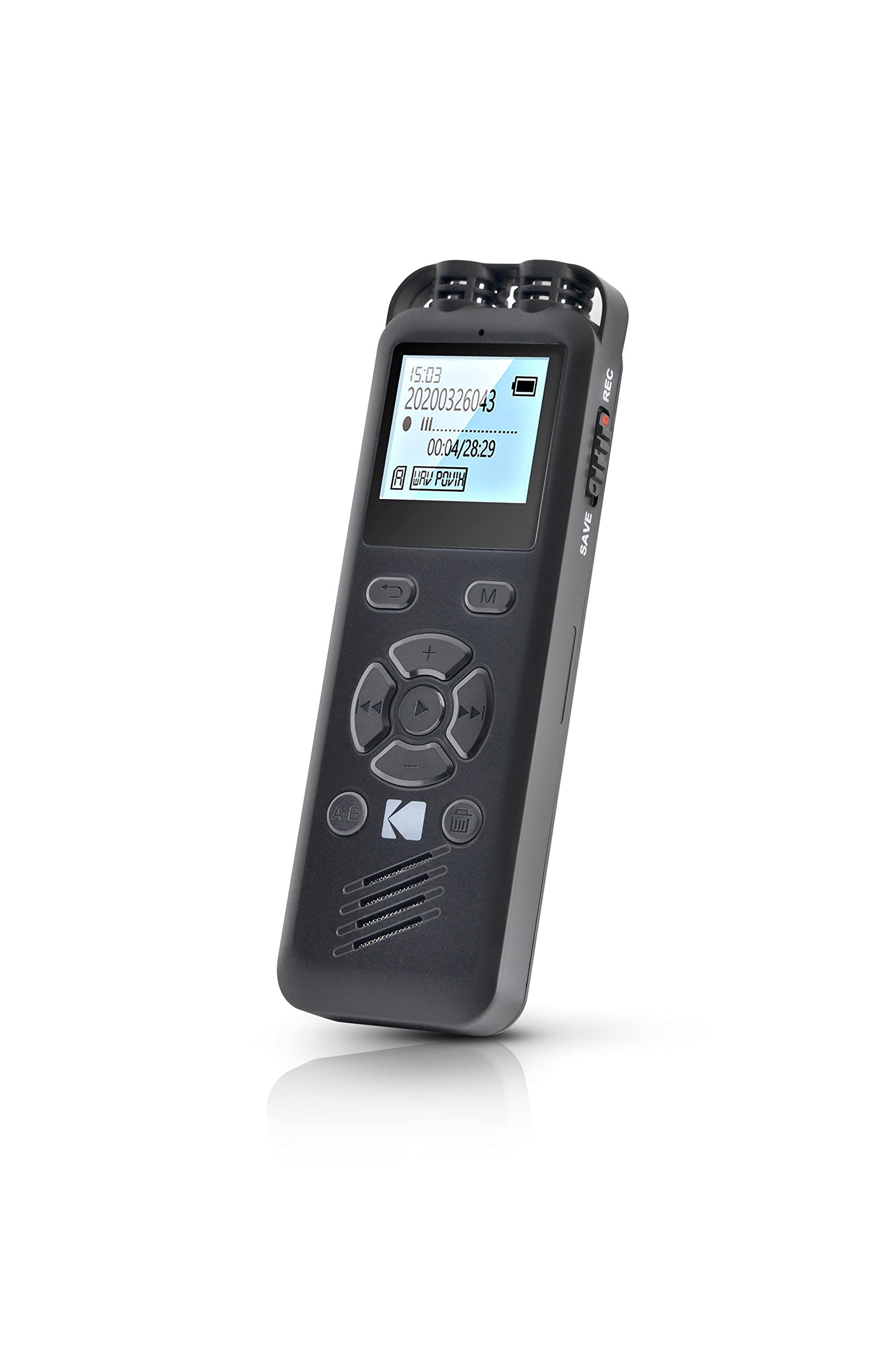 KODAK VRC250 - Dictáfono Digital Digital VRC350-8 GB, Color Gris