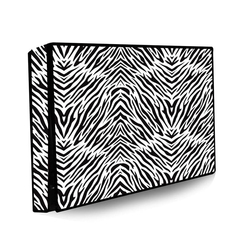 Mahal Creation PVC Printed LED TV Cover 43 Inch, Waterproof and Dustproof Cover (Zebra Black)