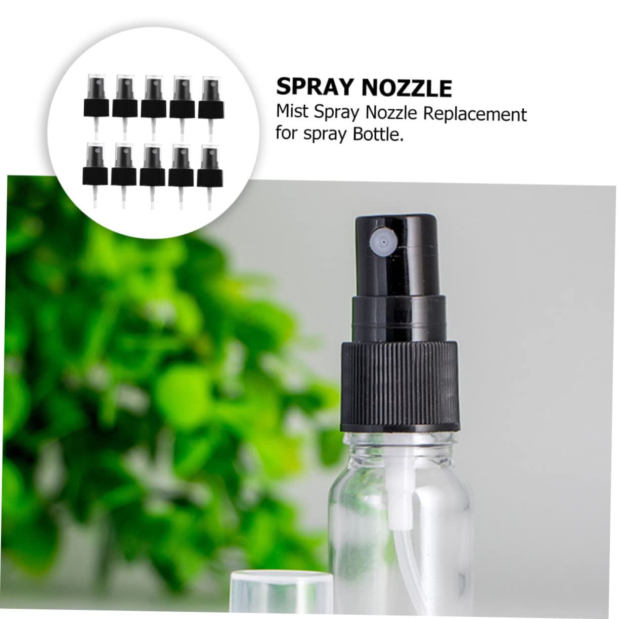 Healeved 300stücke Teiliges Ersatzsprühköpfe Für Parfümflaschen Sprühnebel Für Ätherische Öle Kosmetik Und Persönliche Pflegeprodukte Schwarz