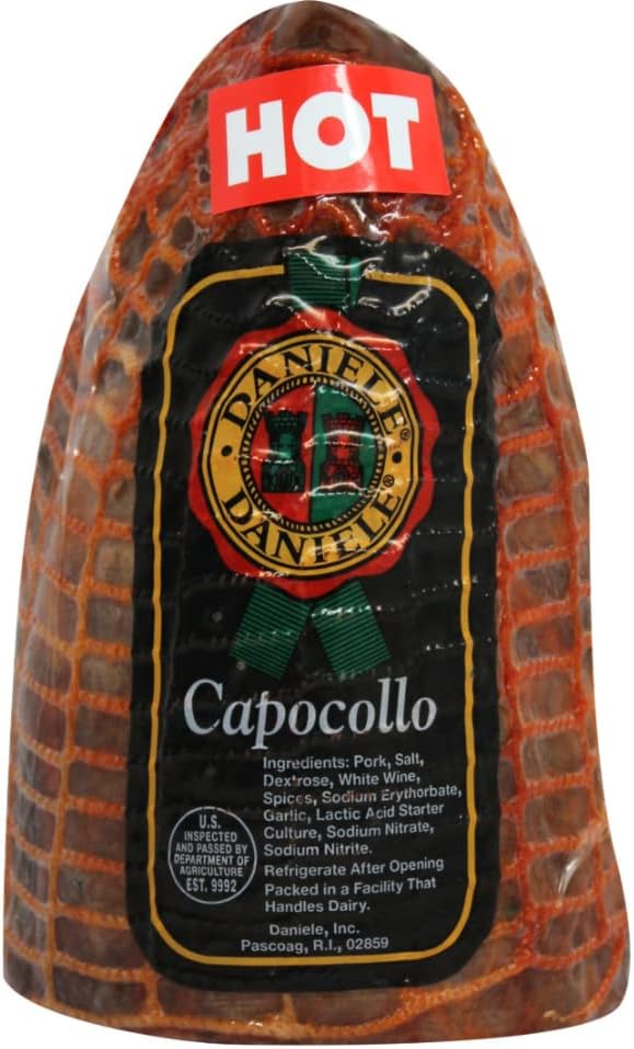 Italian Style Hot Capicola/Capocollo "Copa" Chunk 2.5Lbs