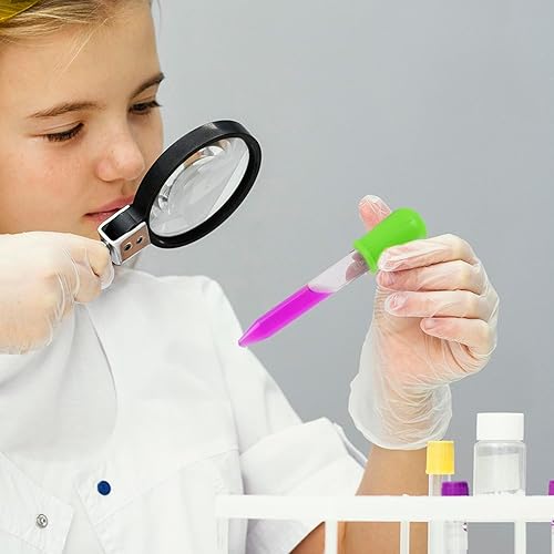 Miniatura 7 de 20 cuentagotas de silicona para líquidos, goteros de plástico de 0.2 fl oz con un cepillo limpio de transferencia cuentagotas con punta de bombilla