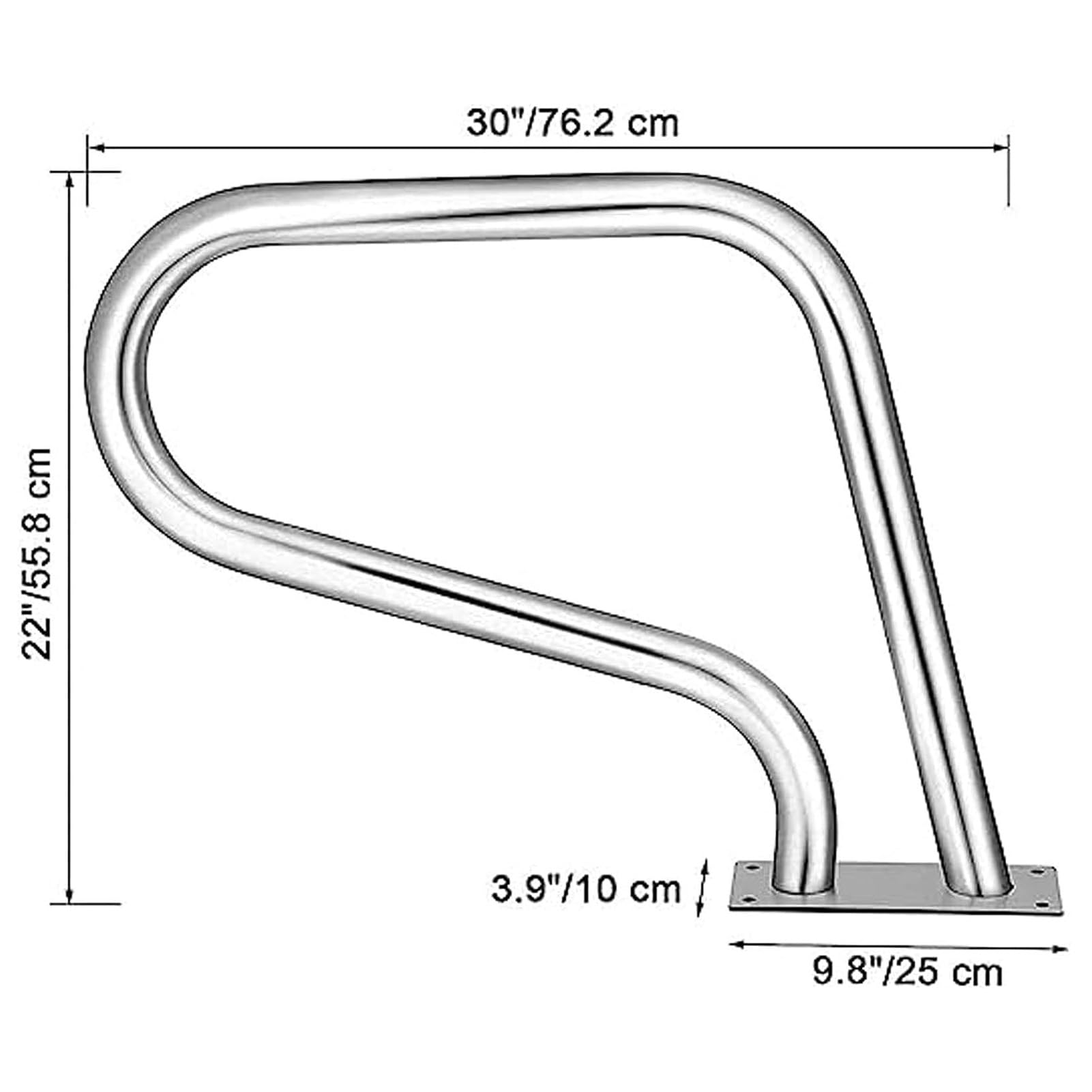 Inground Pool Grab Rails Pool Safety Rail 37