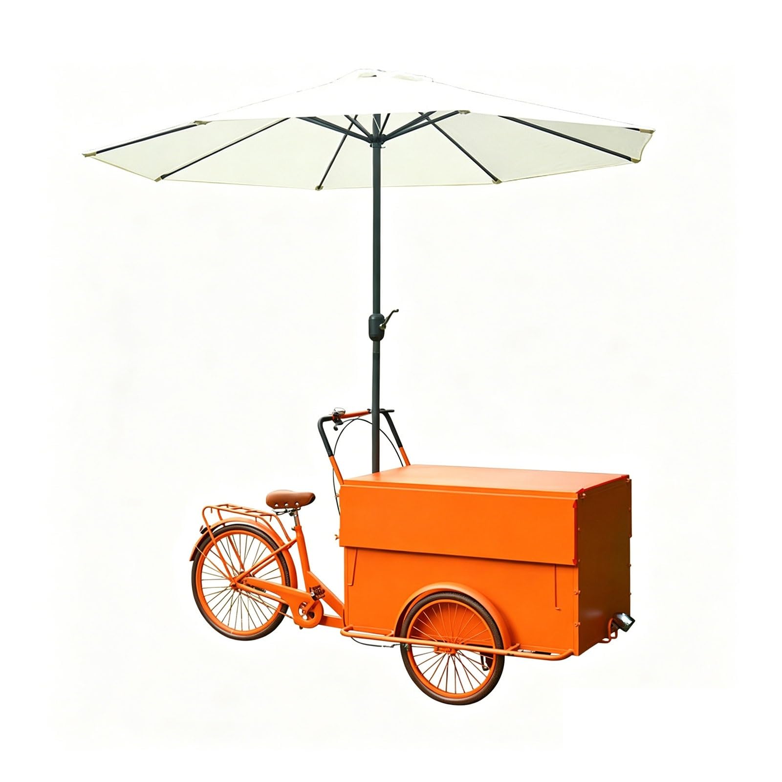 Mobile vending tricycle, Tricycle Multicolor Multiple Sizes Parasol Box Market, Festival(A,With Umbrella)