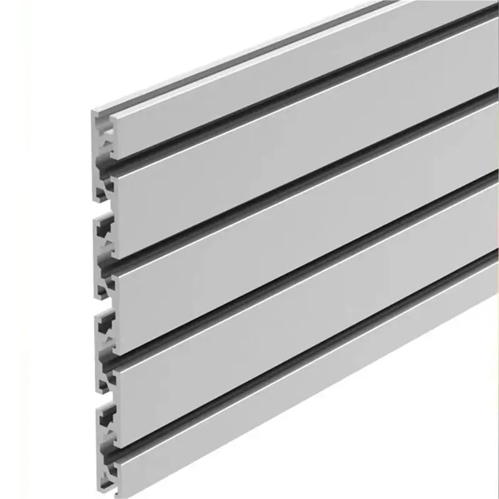 GTPBAO 15180 Profilo in alluminio estruso con scanalatura a T, sezione 15x180 mm, telaio lineare piano anodizzato argento for telai di macchinari Binario estruso(150mm long)