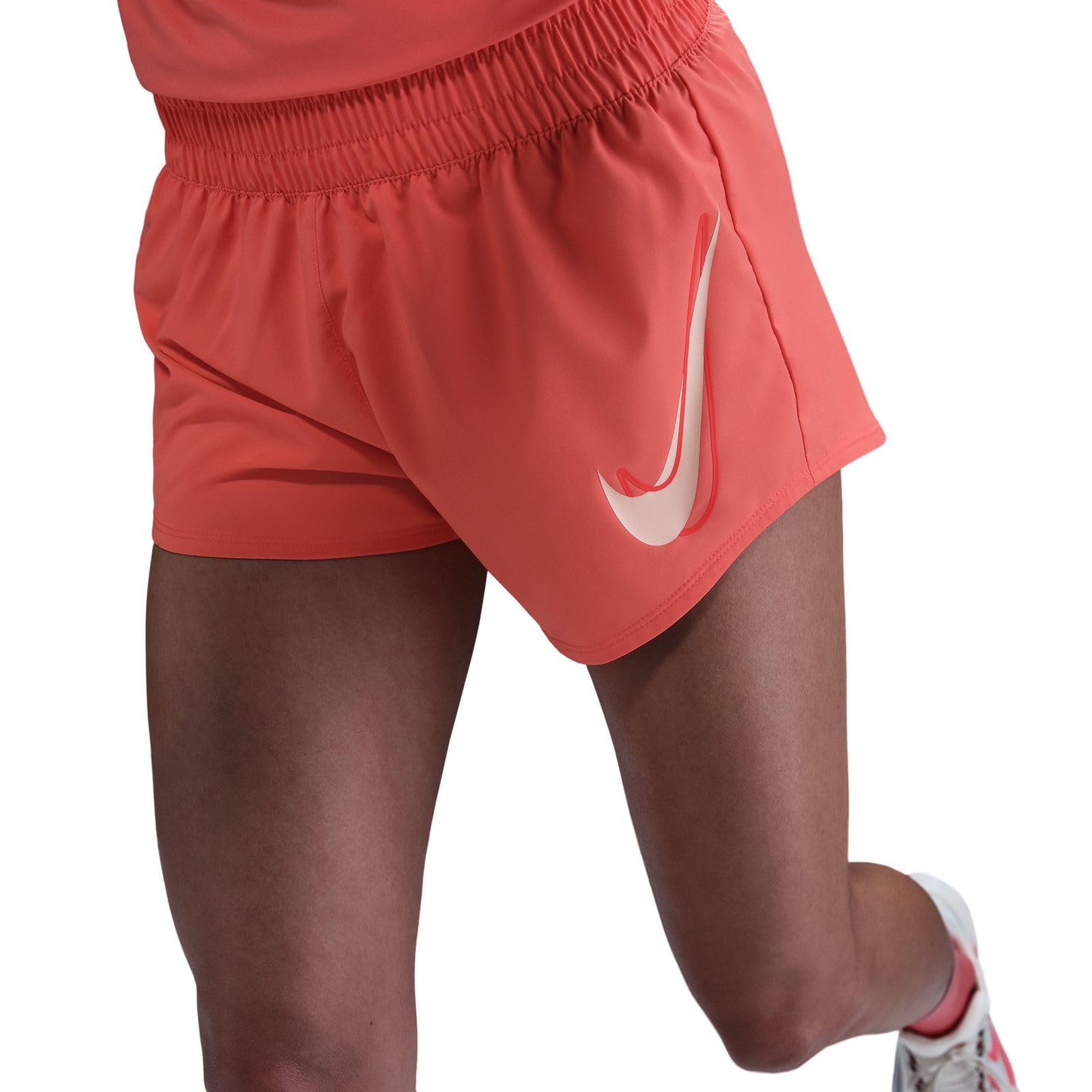 NIKE One Pantalón Corto de Running de Talle Medio con Malla Interior Dri-fit - Mujer - Shorts Mujer