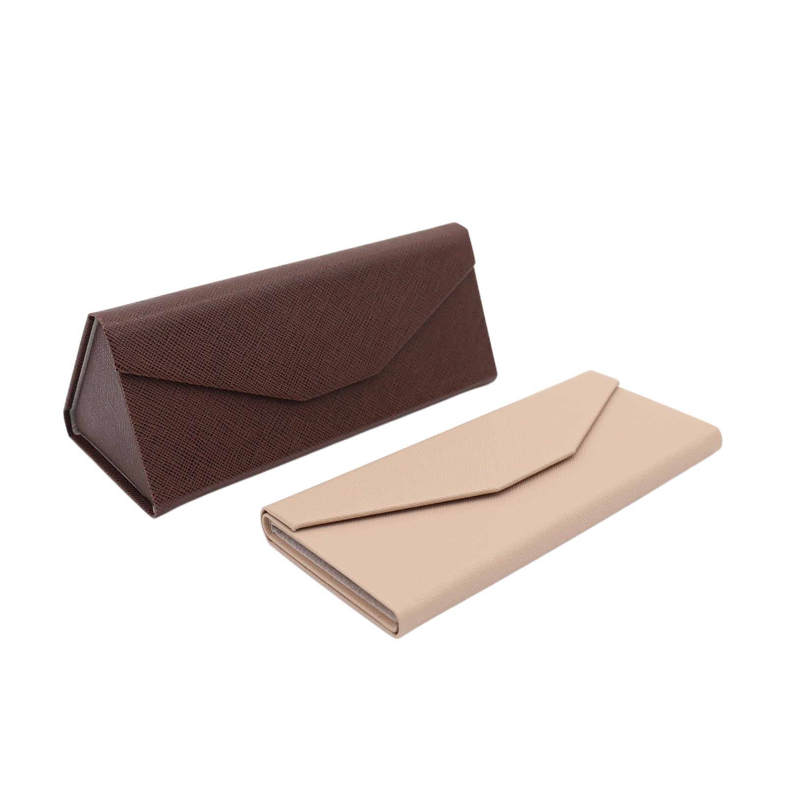 Real Sic Glasses Case for Men and Women - Magnetic Folding Hard Shell Sunglass Holder - Inspired by Solid Color