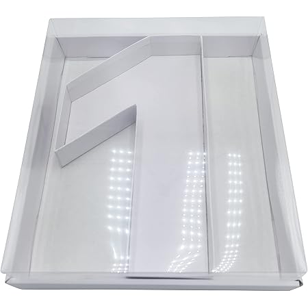 WENPACK Boîte En Carton à Remplir En Forme De Lettre De 30,5 Cm