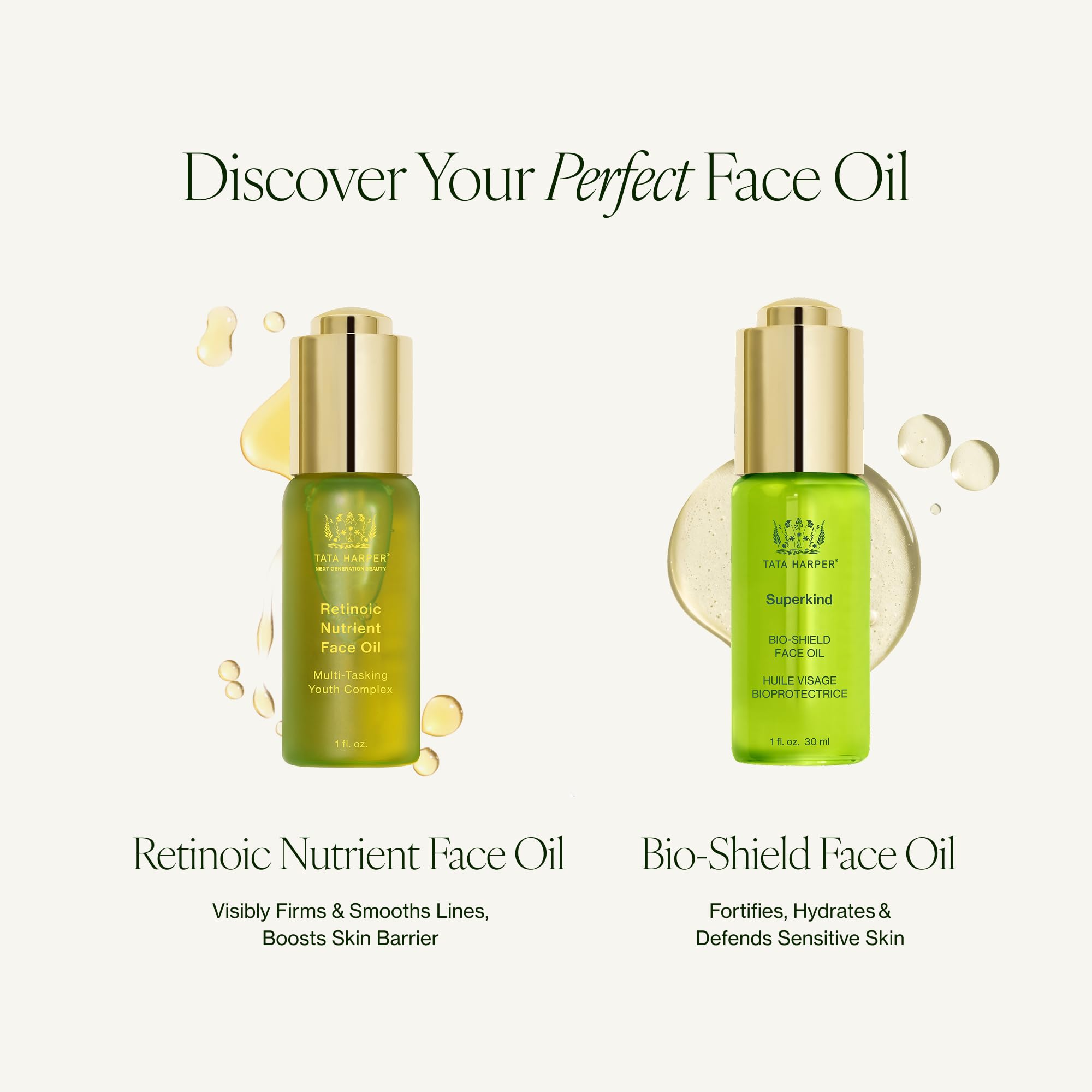 Tata Harper Bio-Shield Face Oil For Reactive Skin, 30ml