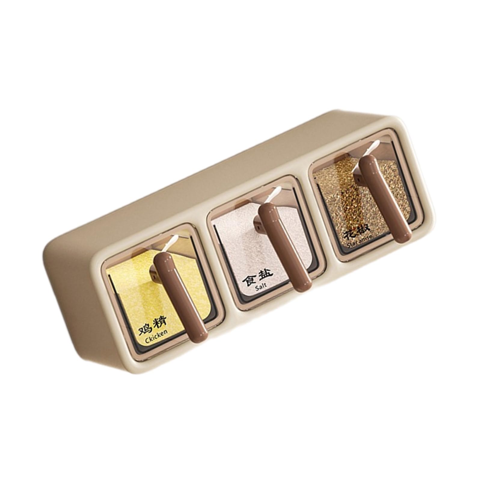 YROHGKPN Wall Mounted Spices Organizers Effective Kitchen Spices Container Wall Mounted Multiple Space Condiment Holder Multifunctional Kitchen Gadget