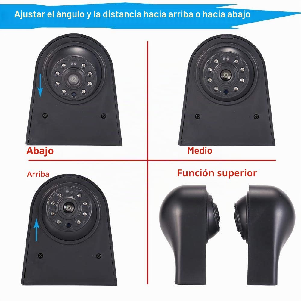 Third Roof Top Mount Brake Lámpara Cámara Luz de Freno Cámara inversa Coche Cámara de Visión Trasera Cámara de Marcha Atrás para Citroen Dispatch Proace Peugeot Expert Traveller Van Transporter