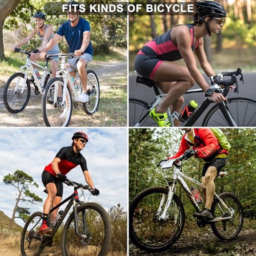 Binudum Bike Water Bottle Holder,Ultra-Light Bike Cup Holder with Screws,Bike Accessories for Adults& Kids,Cycling Bike Water Bottle Cages for Road, Mountain Bike (Black Red)